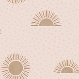 Sunbeam Wallpaper - Pink - by Albany. Click for more details and a description.