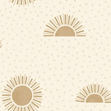 Sunbeam Wallpaper - Beige / Gold - by Albany