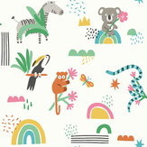 Papier peint Abstract Animals - Multicolore - Albany. Cliquez pour en savoir plus et lire la description.