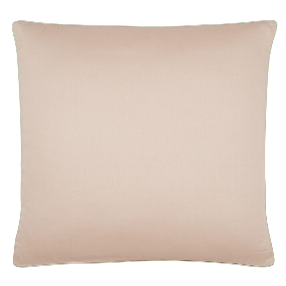 Floreana Square Pillowcase - Fig Leaf & Coral - by Harlequin
