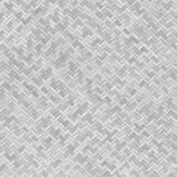 Woven Basket Wallpaper - Light Grey - by Galerie. Click for more details and a description.