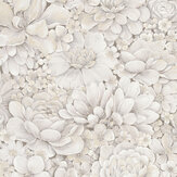 Flower Garden Wallpaper - Cream - by Galerie. Click for more details and a description.