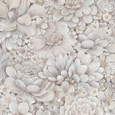 Flower Garden Wallpaper - Grey - by Galerie. Click for more details and a description.