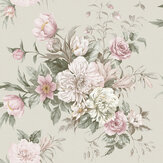 Floral Charm Wallpaper - Ivory - by Boråstapeter. Click for more details and a description.