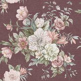Floral Charm Wallpaper - Maroon - by Boråstapeter. Click for more details and a description.