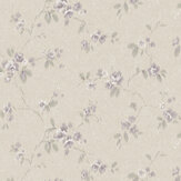 Vintage Rose Wallpaper - Taupe - by Boråstapeter. Click for more details and a description.