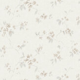 Vintage Rose Wallpaper - White - by Boråstapeter. Click for more details and a description.