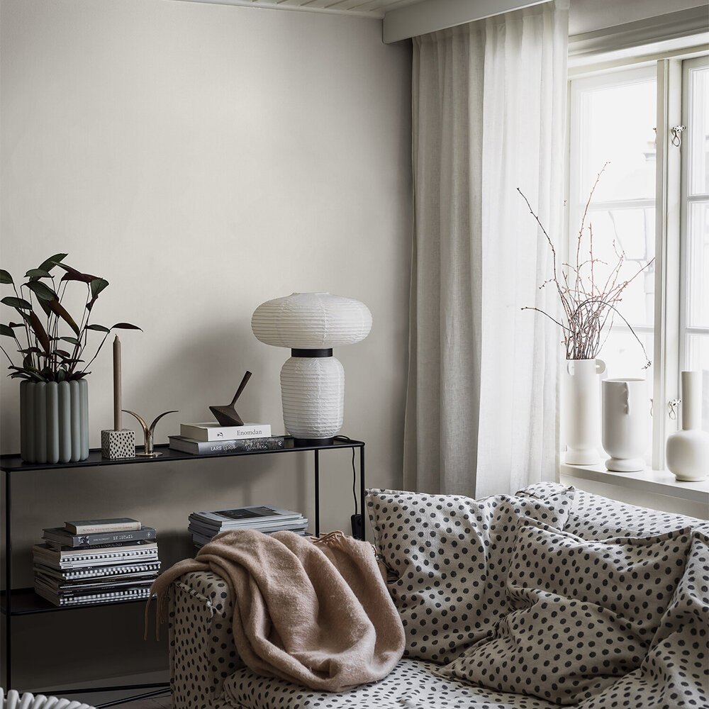 Linen  Wallpaper - Calm White - by Boråstapeter