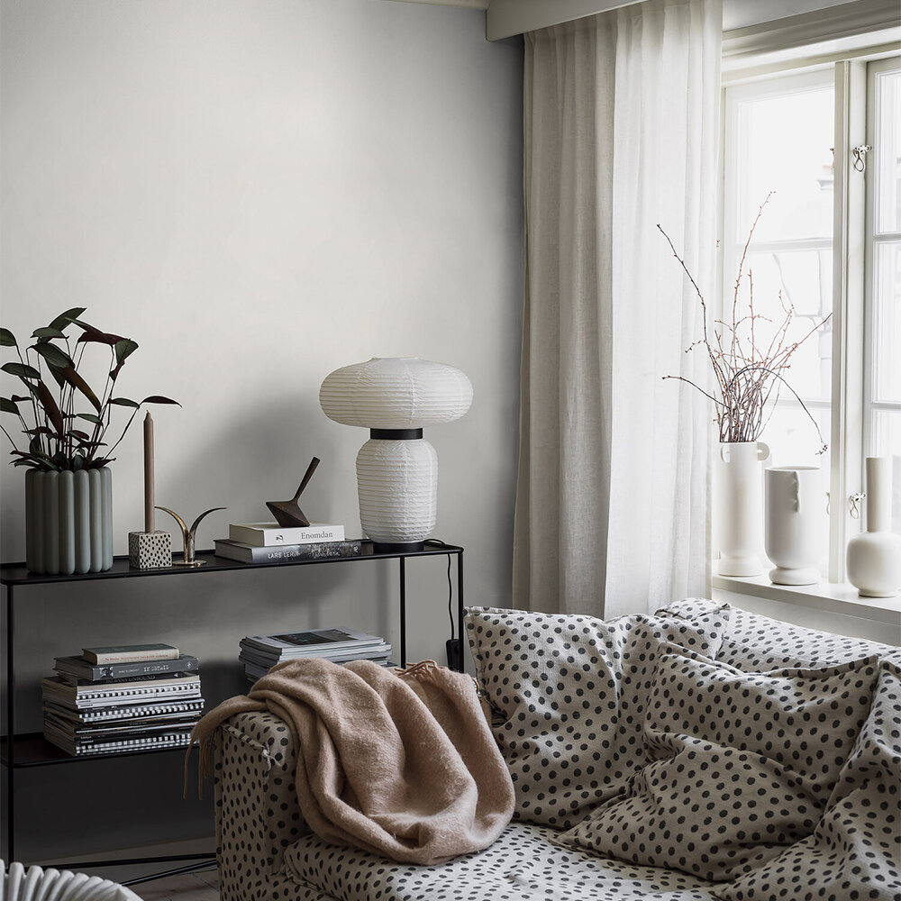 Linen  Wallpaper - White Linen - by Boråstapeter