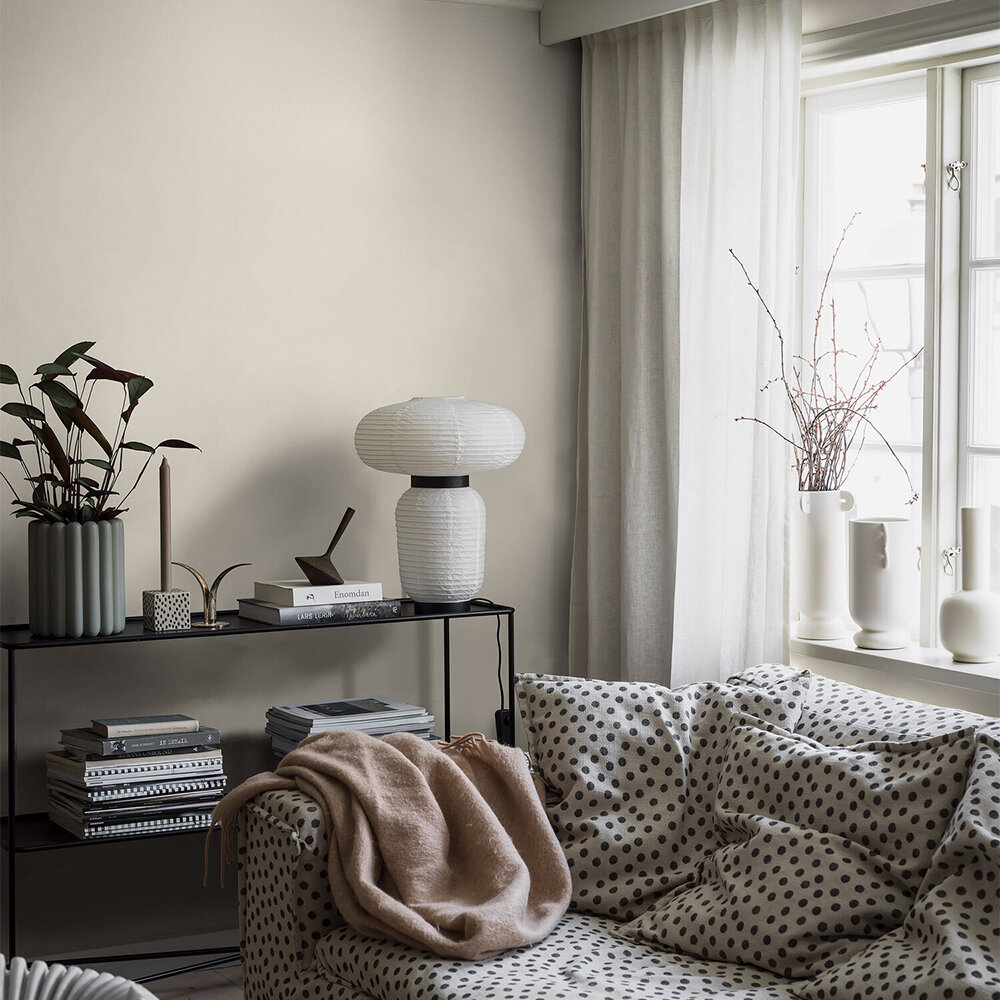 Linen  Wallpaper - Cream Linen - by Boråstapeter