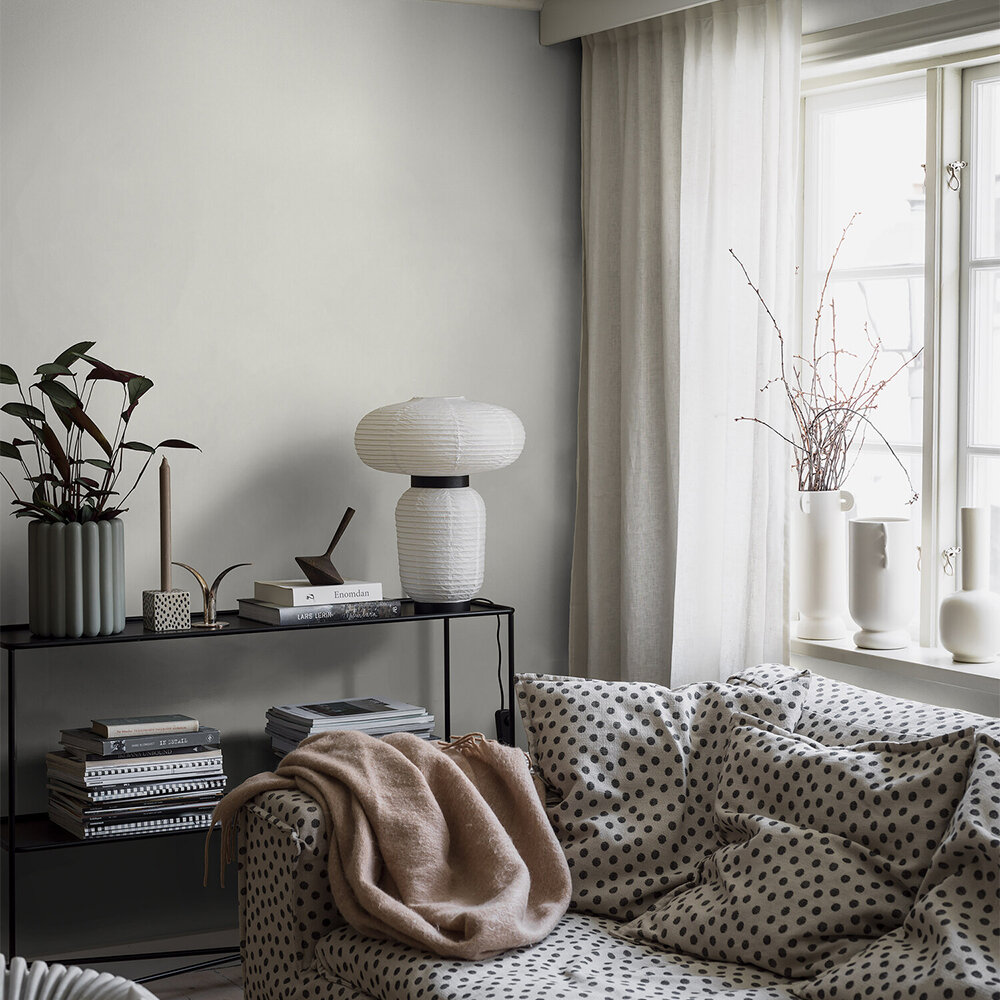 Linen  Wallpaper - Airy Grey - by Boråstapeter