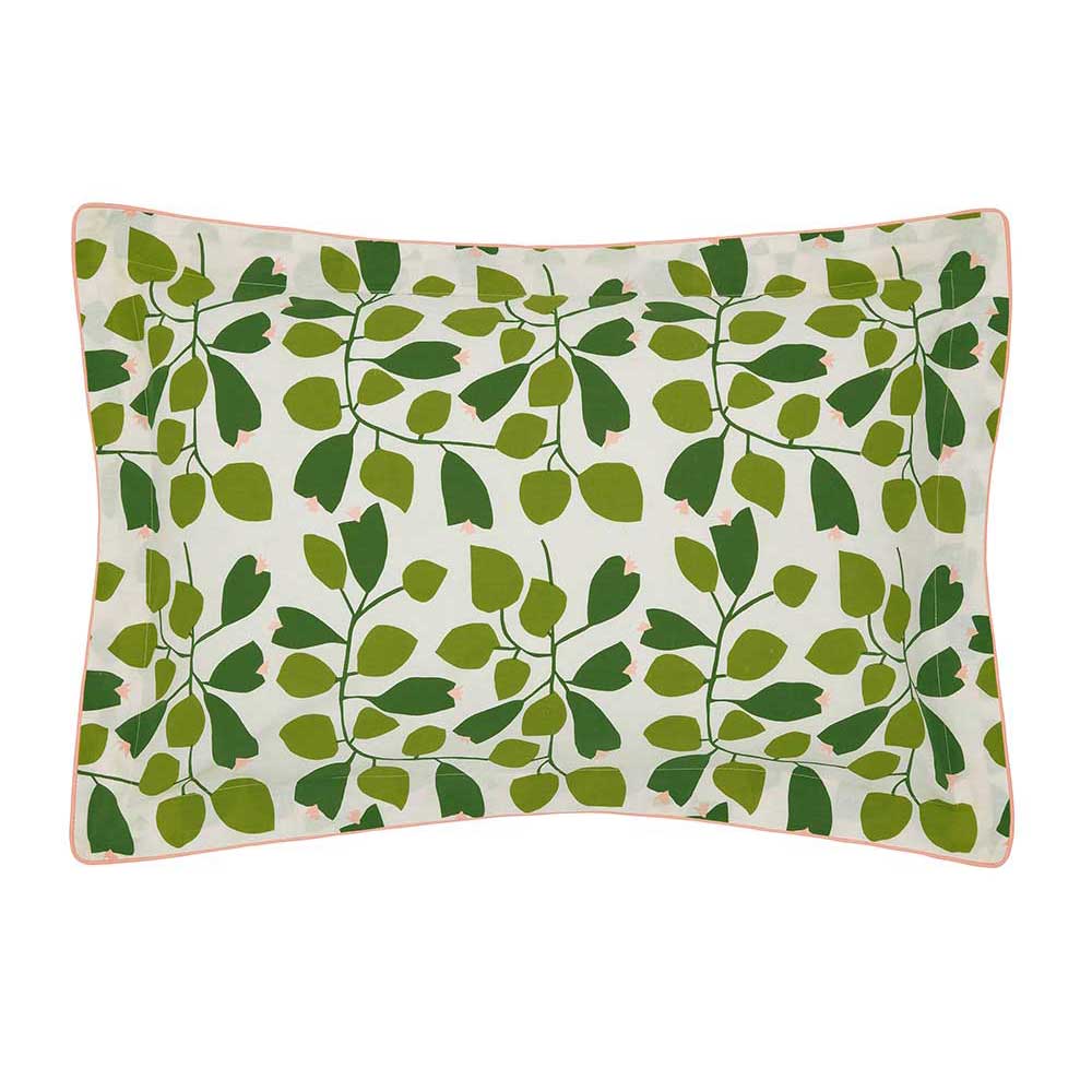 Rosehip Bedding Duvet Cover - Mint Leaf & Zest - by Scion