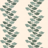 Oak Leaves Wallpaper - Green - by Barneby Gates. Click for more details and a description.