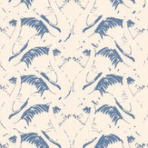 Swan Lake Wallpaper - Inky Blue - by Barneby Gates. Click for more details and a description.