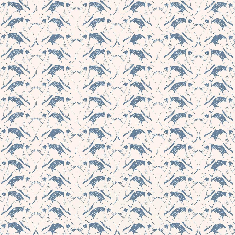 Swan Lake Wallpaper - Inky Blue - by Barneby Gates