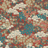 Yuzen Wallpaper - Red & Gold - by Emil & Hugo. Click for more details and a description.