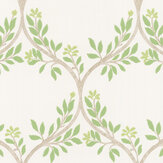 Arber Wallpaper - Green - by Nina Campbell. Click for more details and a description.