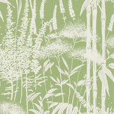 Papier peint Poiteau - Vert - Nina Campbell. Cliquez pour en savoir plus et lire la description.