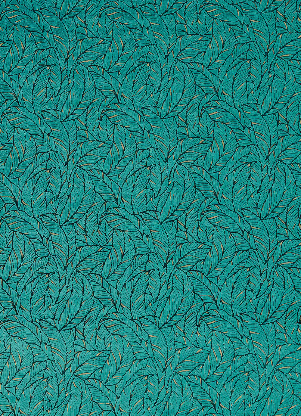 Selva Velvet Fabric - Emerald  - by Clarke & Clarke