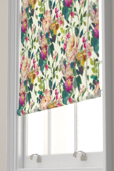 Bloom  Blind - Fuchsia - by Clarke & Clarke. Click for more details and a description.