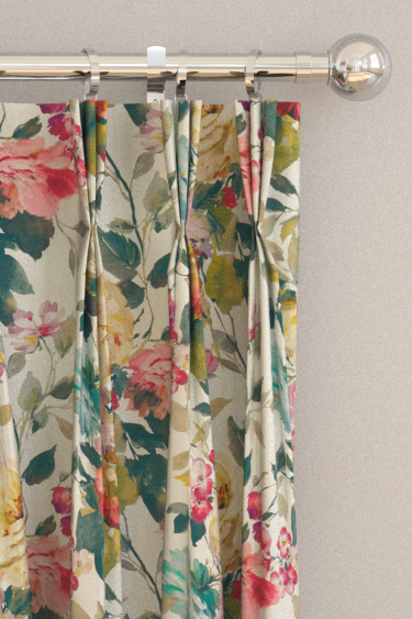 Bloom  Curtains - Multi - by Clarke & Clarke. Click for more details and a description.