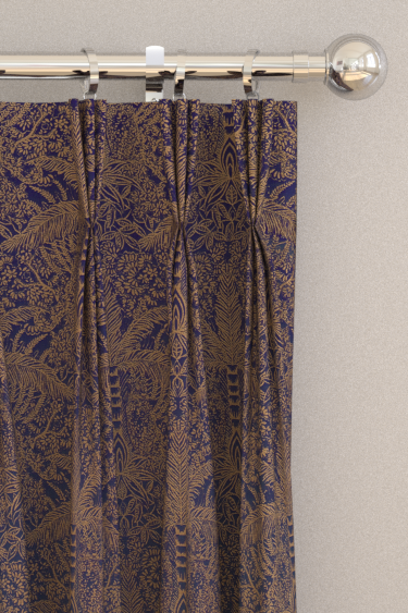 Leopardo Jacquard Curtains - Antique/ Noir - by Clarke & Clarke. Click for more details and a description.