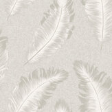 Ciara Glitter Feather Wallpaper - Silver - by Albany. Click for more details and a description.