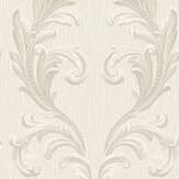 Tiffany Scroll Wallpaper - Cream - by Albany. Click for more details and a description.