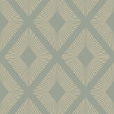 Deco Triangle Wallpaper - Sage - by Next. Click for more details and a description.