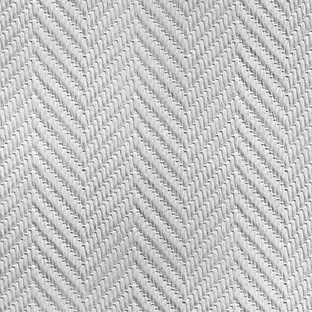 Herringbone Wallpaper - White / Paintable - by Anaglypta