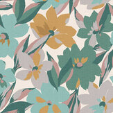 Hot House Floral Wallpaper - Sunshine - by Next. Click for more details and a description.