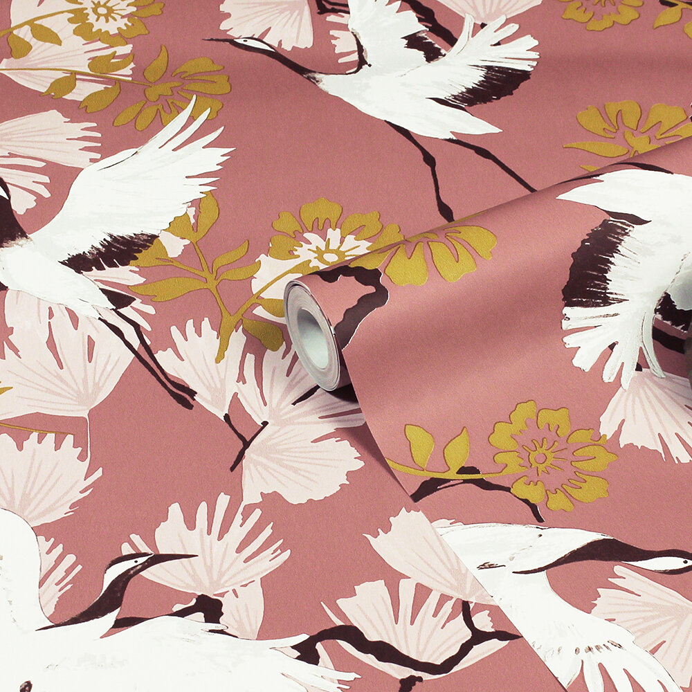 Demoiselle Wallpaper - Blush - by Furn.