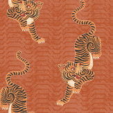 Papier peint Tibetan Tiger - Corail - Furn.. Cliquez pour en savoir plus et lire la description.