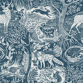 Papier peint Winter Woods - Bleu nuit - Furn.. Cliquez pour en savoir plus et lire la description.