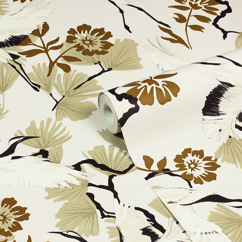 Demoiselle Wallpaper - Natural - by Furn.