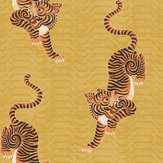 Papier peint Tibetan Tiger - Ocre - Furn.. Cliquez pour en savoir plus et lire la description.