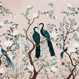 Panoramique Edo Linen Mural - Pivoine - Coordonne. Cliquez pour en savoir plus et lire la description.