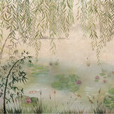 Panoramique Lotus Linen Mural - Printemps - Coordonne. Cliquez pour en savoir plus et lire la description.