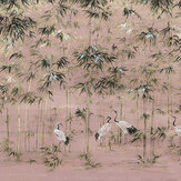 Panoramique Garzas Linen Mural - Rosa nude - Coordonne. Cliquez pour en savoir plus et lire la description.