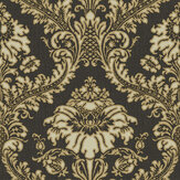 Damasco Superior Wallpaper - Black Beige - by Galerie. Click for more details and a description.