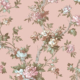 Ramo Edra Wallpaper - Pink - by Galerie. Click for more details and a description.