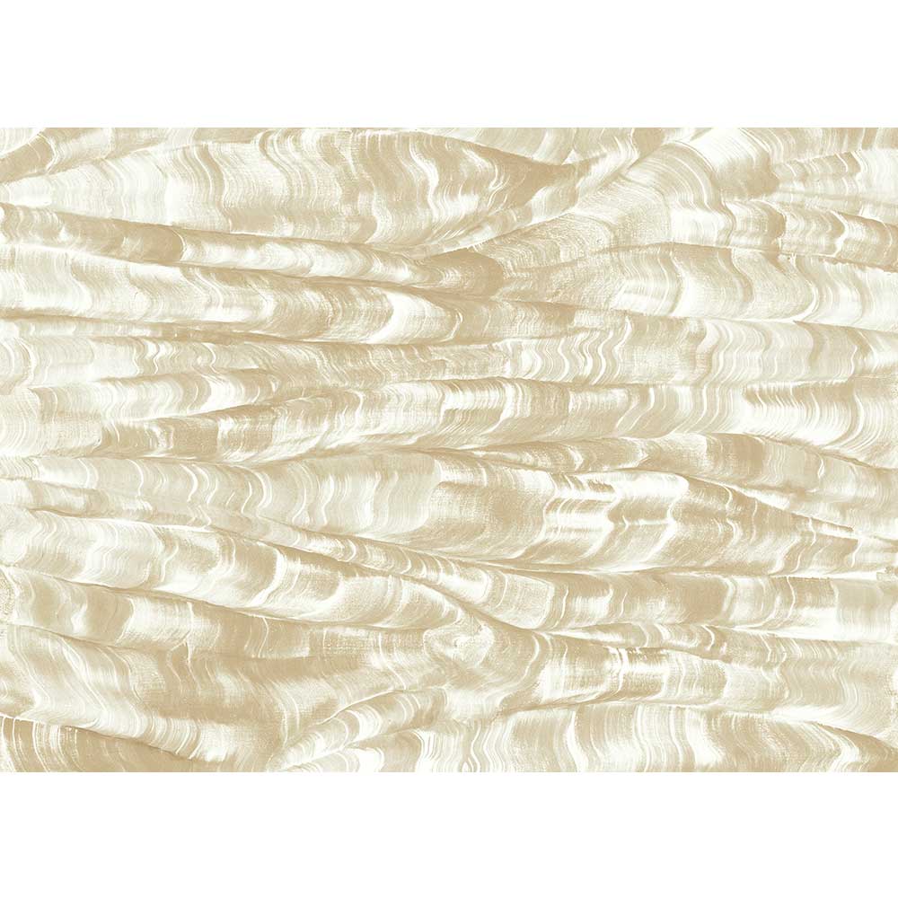 Panoramique Sand Waves Linen Mural - Cygne or - Coordonne