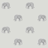 Papier peint Elephant - Gris - Sophie Allport. Cliquez pour en savoir plus et lire la description.