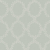 Wilma Wallpaper - Sage Green - by Sandberg. Click for more details and a description.