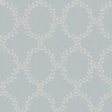 Wilma Wallpaper - Misty Blue - by Sandberg. Click for more details and a description.