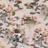 Geisha Wallpaper - Blush - by Paoletti. Click for more details and a description.