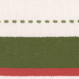 Tissu Handwerklich - Blanc/ rouge / vert - Mind the Gap. Cliquez pour en savoir plus et lire la description.