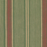 Tissu Tyrolean Stripes - Vert / rouge / taupe - Mind the Gap. Cliquez pour en savoir plus et lire la description.