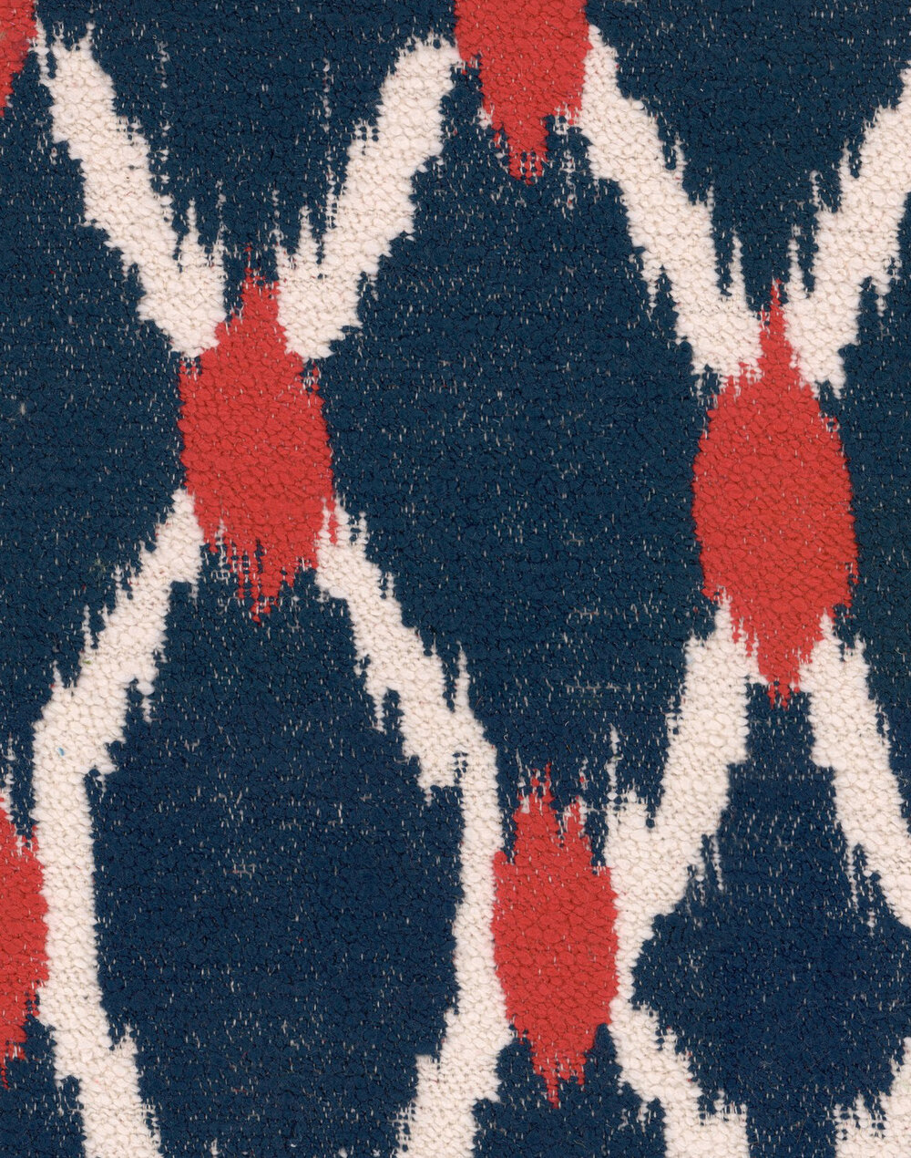 Seebensee Fabric - Blue/ Red/ White - by Mind the Gap