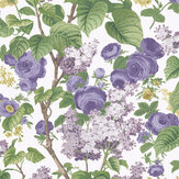 Papier peint Floribunda - Lavender Dream - 1838 Wallcoverings. Cliquez pour en savoir plus et lire la description.